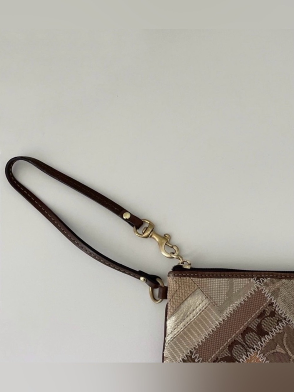 Coach Y2K Patchwork Wristlet - Picture 9 of 11